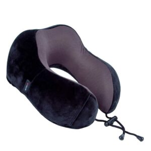 Cellini Accessories Roll-Up Memory Foam Travel Pillow - Black 1